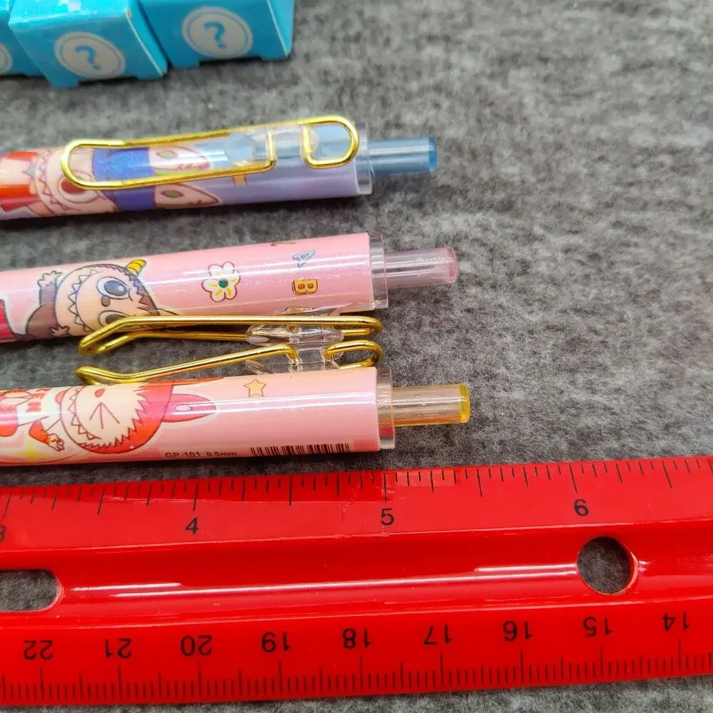 5X Labubu Monster Pens Lot Of 5 New With Box Different Characters NIB